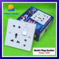 7in1 Universal Multi-functional Multi Plug Wall Power Socket China Fitting Sheet China Switch Light Plug Board. 
