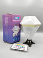 Led RGB Bulb Multicolor For Lamp Disco Audio Bluetooth Speaker Music & Wireless Remote Control E27 Holder. 