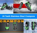 Wirezoll Ice Cleats, Crampons for Hiking Boots and Snow Shoes Climbing Spikes Grippers for Traction with Chains for Men Women. 