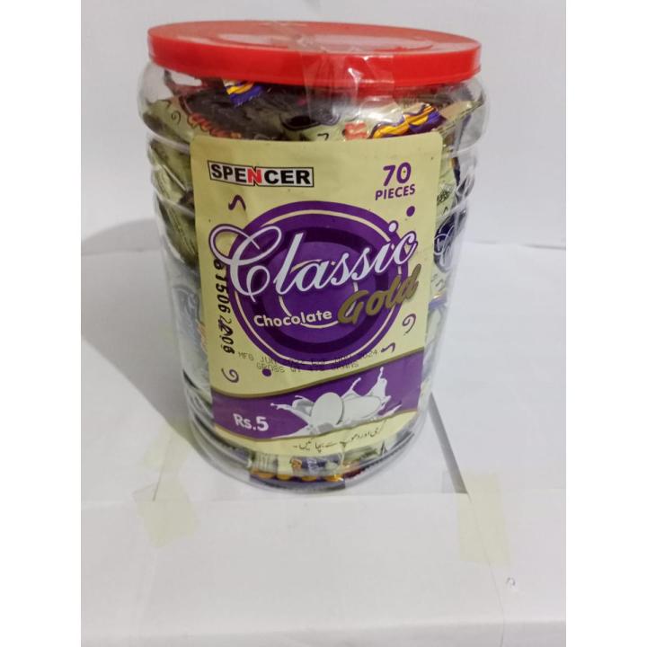 Spencer Classic Gold White Chocolate (70 PCS JAR)