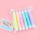 Cute Highlighter Marker Pens Cute bottle Shape Colourful Highlighter Markers Pack of 06 Pcs. 