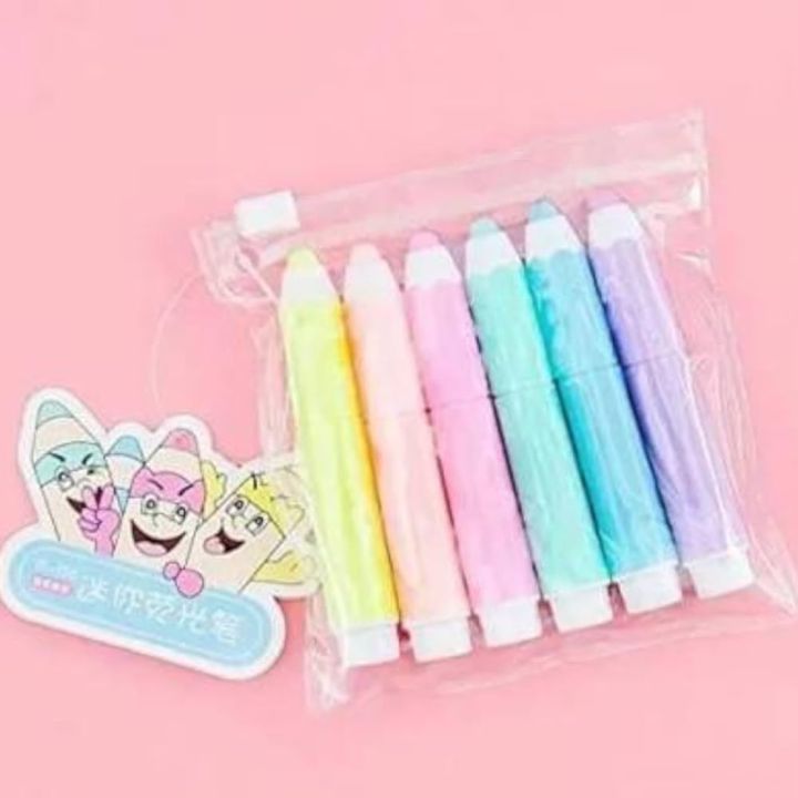 Cute%20Highlighter%20Marker%20Pens%20Cute%20bottle%20Shape%20Colourful%20Highlighter%20Markers%20Pack%20of%2006%20Pcs%20-%20Image%204