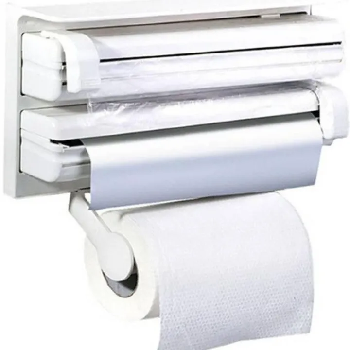 3%20In%201%20Kitchen%20Triple%20Paper%20Roll%20Dispenser%20&%20Holder%20For%20Tissue%20Paper%20Roll,%20Aluminum%20Foil%20And%20Plastic%20Wrapping%20Film/Cling%20Film%20-%20Image%204