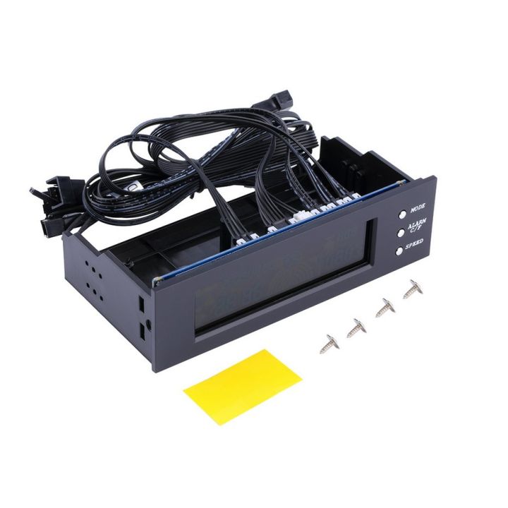 5.25 inch PC Fan Speed Controller Temperature Display LC D Front Panel-as the picture shows