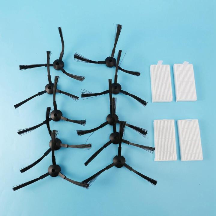 20Pcs Side Brush+8Pcs Filter Hepa for Ariete Briciola 2711 2712 2713 2717 ROBOT HOFER Cleaner Parts Accessories