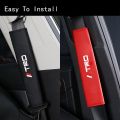 TRD Car Seat Belt Cover Universal Leather Car Safety Belt Auto Shoulder Protector Strap Pad Cushion Cover For Toyota Vios Hilux Camry Harrier Innova Rush Yaris Alphard Hiace Fortuner Vellfire Corolla Cross RAV4. 