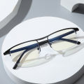 2 In 1 Progressive Multifocal Lens Reading Glasses, Suitable for Hyperopia and Myopia, with Graded Anti Blue Light Automatic Adjustment for Long Vision Glasses 100~ 400. 