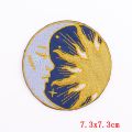 Velcro badge Japan Fujiyama 3D embroidery armband embroidery Velcro patch patch moon gem embroidery Badge. 