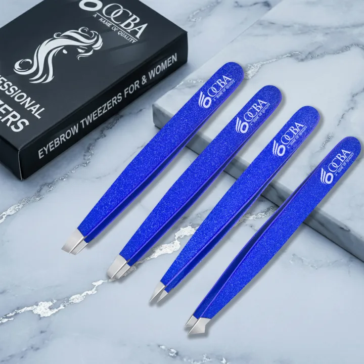 OCBA%20Eyebrow%20Tweezers%20Professional%20Hair%20Pluckier%20Premium%20Stainless%20Steel%20Tweezers%20For%20Men%20Women%20&%20Beautician%20-%20Image%2010
