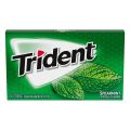 Trident Gum Sugar Free With Xylitol Spearmint Flavor 14 Sticks (USA). 