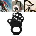 Weight Lifting Glove Durable Exercise Grip Pad for Pull Ups Fitness Gym black. 