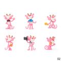 Pink Cart Pink Panther Cake Decoration Ornaments Cake Topper Girls' Cake Decor. 