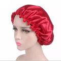 Silk Satin Night Sleep Cap Hair Bonnet Hat Head Cover WiBand Adjust Elastic. 