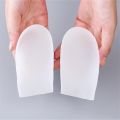 【HOT】 Unisex Invisible Height Increase Silicone Socks Gel Heel Pads Heel Cushion Soles Insole Foot Massage Orthopedic Arch Support. 