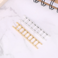 2pcs Metal Ladder Stairs Model Micro World Bonsai Fairy Garden Dollhouse Landscape Miniatures. 