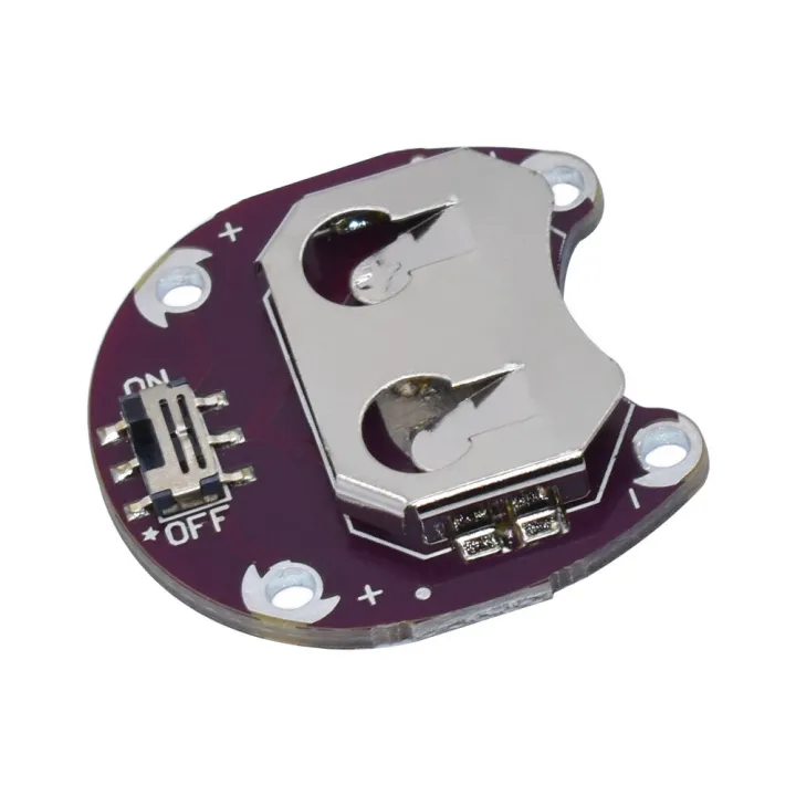 LilyPad%20Coin%20Cell%20Battery%20Holder%20CR2032%20Battery%20Mount%20Module%20for%20arduino%20DIY%20KIT%20-%20Image%202