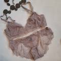 GlamourSecrets Lingerie Set in Soft Net for Women Bra Panty Sets for girls women and ladies. 