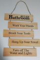 Multiple Quotation Frame For Wall Décor to set learn, Goal, Inspiration Home Decoration Kitchen Bath Rules. 