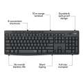 Logitech MK295 Silent Wireless Keyboard & Mouse Combo - 1-Year Battery Life, Quiet Typing, Plug-and-Play for PC/Laptop, Spill-Resistant Design, Compact Ergonomic (Black). 