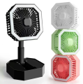 Tolsen Personal Mini Fan Hand Held,Portable Fan Reading Light - Mini Handheld Outdoor Small Pocket Fan Battery Operated USB Rechargeable Cooling Fan Hondony. 