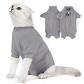 Adjustable Cat Surgery Onesie Breathable Pet Sterilization Vest for Cats Anti-licking Kitten Jumpsuit for Surgery Recovery Weaning Neutering Suit for Pet Care Cat Neutering Suit. 