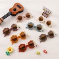 Korean 2024 New Children Sunglasses Daisy Round Cute Sun Glasses Boys Girls Ultraviolet-Proof Baby Sunglasses Lovely Eyeglass. 