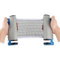 Retractable Table Tennis Net Portable Ping Pong Post Net Rack for Any Table Tennis Table Ping Pong Net. 