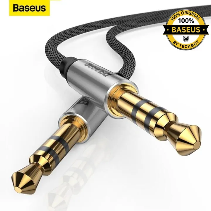 Baseus%203.5mm%20Aux%20Cable,%20Male%20to%20Male%20Stereo%20Audio%20Cable%20for%20Headphones,%20Car%20Music,%20Speaker%20-%201%20Meter%20-%20Image%202