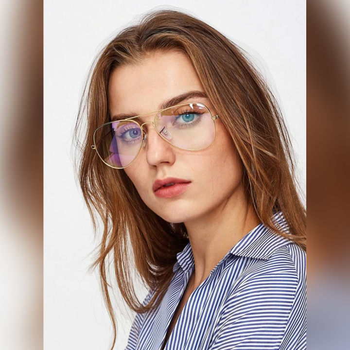 Fashion glasses for girls - Aviator style