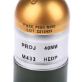 1/2/3 pcs M433 HEDP 40mm Cartridge Dummy Grenade Model Mini Storage Case Military Fan Toy Collection Gift Airsoft Display Decoration Video Props Cos Model Storage Box. 
