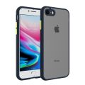 For iPhone 6 Plus - High Quality Matte PC Back Soft TPU Frame Shockproof Color Button with Camera Protection Lens Protection Camera Protective Back Cover Case For iPhone 6 Plus. 