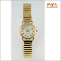 watvh for boys.Vivani Watch Men MOP Stainless Steel Gold Stretch Water Resist Battery Quartz. 