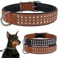 Heavy Duty Dog Real Leather Collar. 