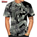 2023 personalised US dollar 3D Printed T shirt Men Women Casual Fashion Street Oversize Short Sleeves Kid funny Tees Tops XS-6XL. 