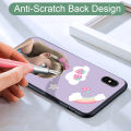 UCUC for Vivo Y53S 4G / Y51 2020 / Y31 2021 / Y51A 2021 Cute Cartoon Little Girl Shockproof Soft Silicone Ultra Thin TPU Phone Case Cover. 