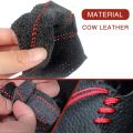 Car Leather Gear Handbrake Cover Shift Lever Cover for Kia K2 B. 