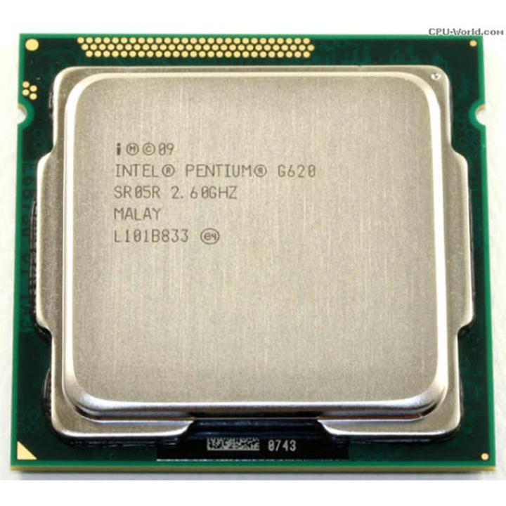 Intel Pentium G620 Dual Core CPU Processor  2.6GHz 3MB 2nd Generation for i3,i5,i7