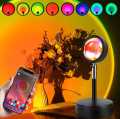Remote Control RGB Sunset Lamp Projector 16 Colors Changing RGB | Mobile Photography Backgrounds Accessories Lighting Kit Wallpaper. 