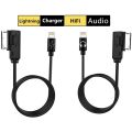 Audi AMI MMI/VW Aux and Charger Kit for iP11 Xs Xs Max XR X 8 7 7 Plus, Pad Pod, Apple Lightning Charging Cable Select Audi Music Interface Adaptor for VW Volkswagen Models. 