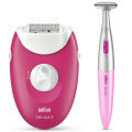 Braun Silk-épil epilator with 2 extras incl. Silk-épil bikini trimmer 3-420. 