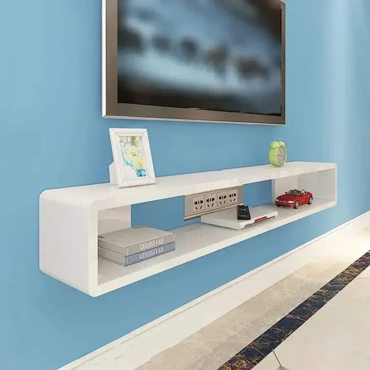 Wall mounted Box shelf Rectangular Shape Book Shelves Wall hanging shelves Wall decoration shelf Decorative Shelves Storage shelf Book shelf Pack of 1