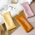 JING Soft Fashion Female Male Waterproof Eyewear Storage Bag Eye Glasses Holder Sunglasses Pouch Leather Glasses Case Eyewear Protector Case. 