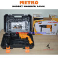 Rotary Hammer Hilti Drill Machine 26MM, Triple Function Rotary Drill Machine with Drill Bits and accessories. 