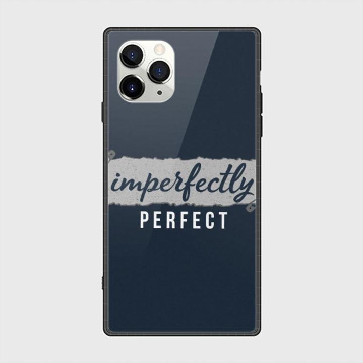 iPhone 12 Pro Cover - SkinLee HQ Square Infinity Glass Case - Imperfectly - SKINLEE-591-1-1005-523