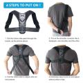 ADJUSTABLE Body Posture Corrector Belt (Back & Shoulder Support Brace) for Men & Women. 