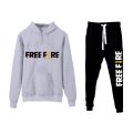 New Free Fire Game Hoodie And Trouser Drawstring Fleece Pullover Hood Winter Sport Tracksuit Export Quality For Men. 