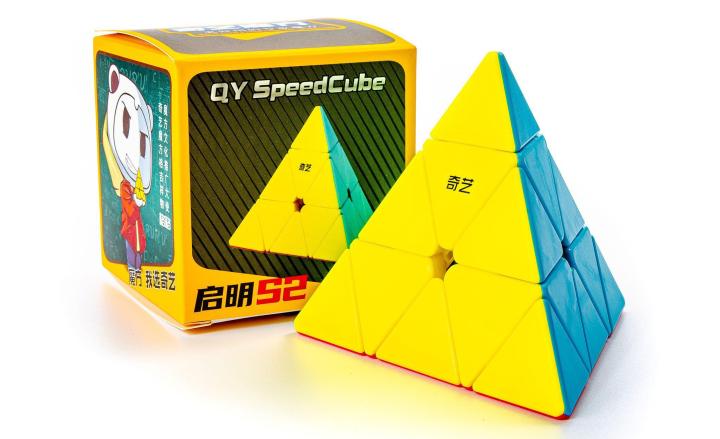 Pyraminx Pyramid Triangle Magic Cube Speed Puzzle Cube Stickerless 3 Layers Triangle Cube