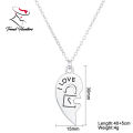 Couple Love Key Lock Necklace gift for Friends Couples. 