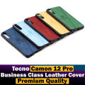 Tecno Camon 12 Pro Back Cover Premium Quality Business Class Leather Case For Tecno Camon 12 Pro. 
