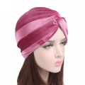 Indian Turban Hat Fine Workmanship Brimless Pure Color Turban Cap. 